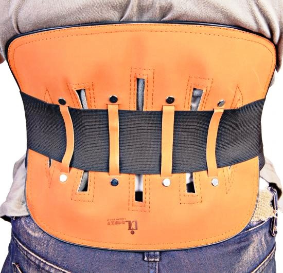 Centura lombara din piele ecologica Lumbar Vertebra Fixing Belt-5288