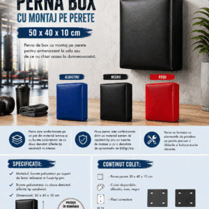 Perna box cu montaj pe perete 50x40x10 cm