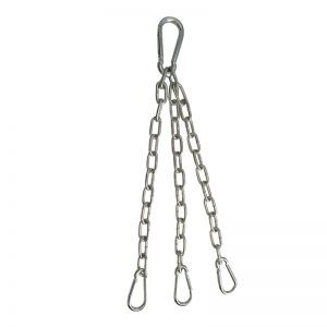 Set format din lanturi si carabine pentru sac de box cu prindere in 3 puncte-0