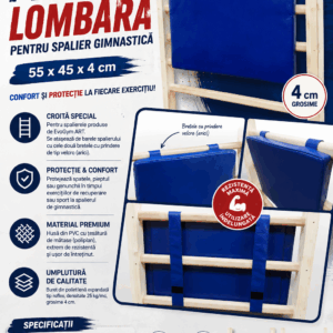 Perna lombara pentru spalier gimnastica 55x45x4 cm