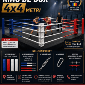 Ring de box 4×4 metri