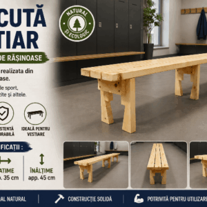 Banca vestiar 2 metri