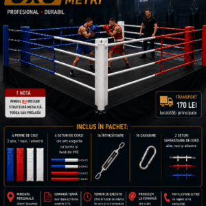 Ring de box 5×5 metri