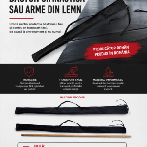 Husa baston gimnastica sau arme din lemn pentru antrenament