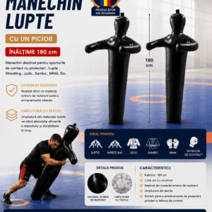 Manechin lupte cu un picior si 180 cm inaltime