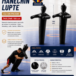 Manechin lupte cu un picior si 180 cm inaltime